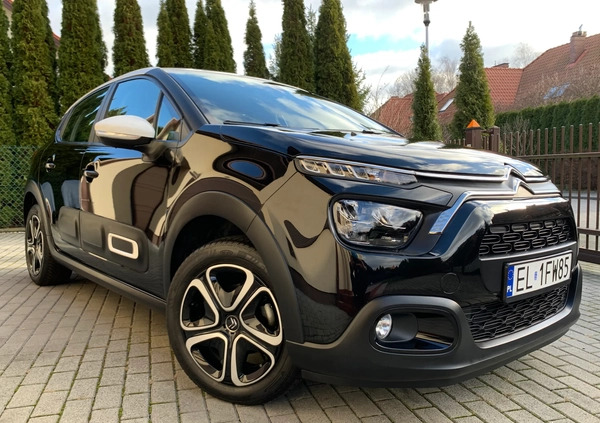 Citroen C3 cena 52500 przebieg: 29590, rok produkcji 2021 z Mrągowo małe 436